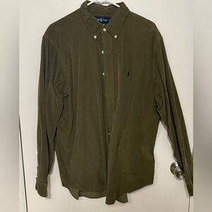 Ralph Lauren Dark Green Button-Down Shirt
